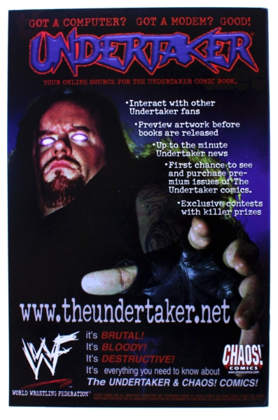 WWF (World Wrestling Federation) Undertaker Comic No. 2 von Chaos! Comics